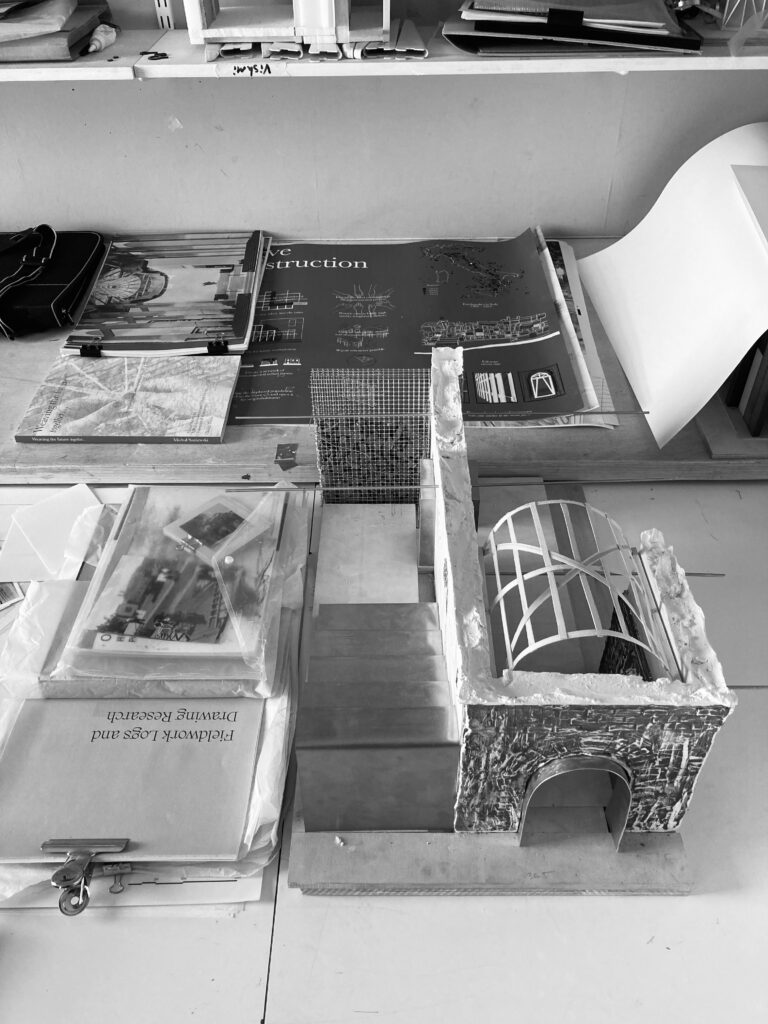 Architecture models and drawings, Work in progress, Cambridge, 2022