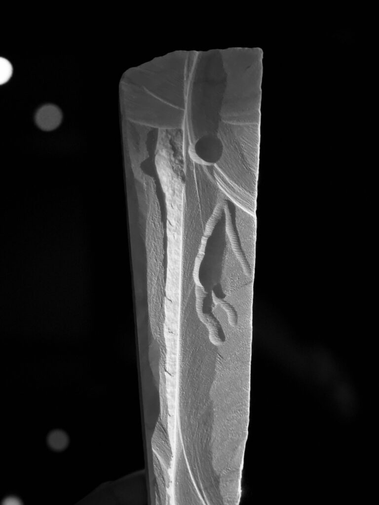 Totem, 2024, stone, sculpture, Michal Saniewski