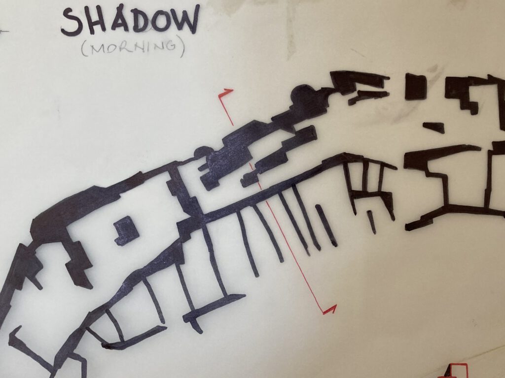 Shadow Urban Sketch