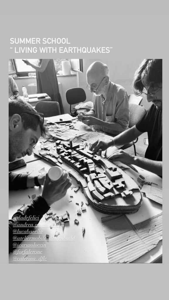 Site model, Living with Earthquakes Summer School, Falerone, 2022