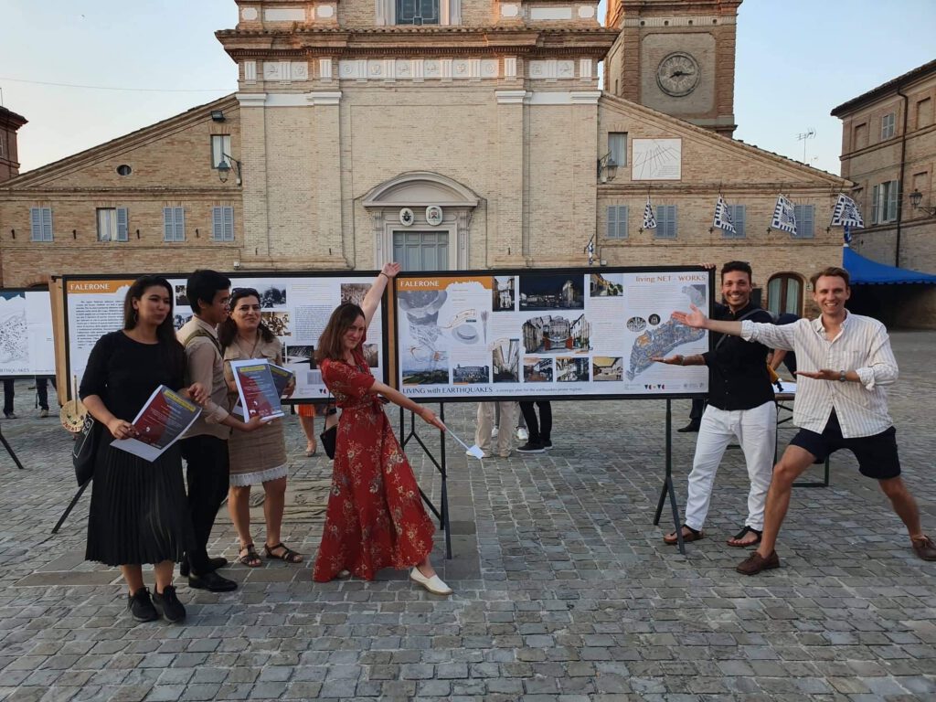 Architecture exhibition, Living with Earthquakes Summer School, Servigliano, 2019